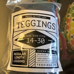 Teggings regular length. Slate. Sizes 14-30